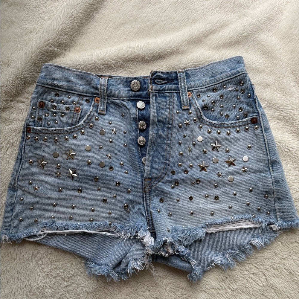 Levi's Studded 501 Shorts